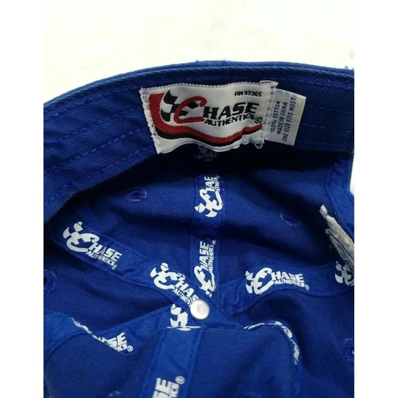 Ford Racing NASCAR Chase Authentics Womens Strapback Hat Adjustable OSFM Blue - Picture 6 of 7